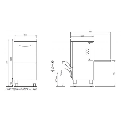 LAVASTOVIGLIE PROFESSIONALE FRONTALE...