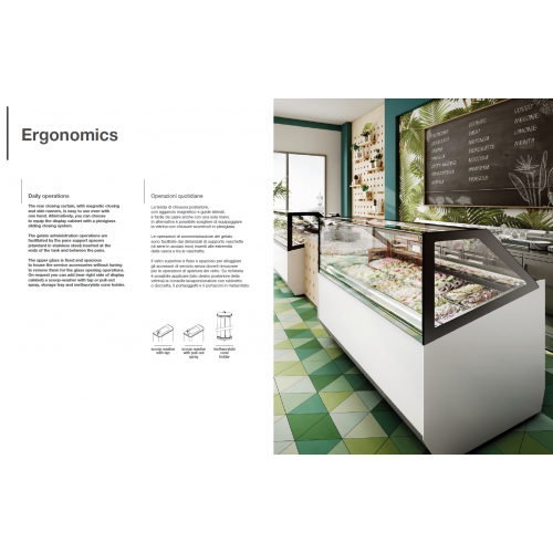 VETRINA GELATO MILLENNIUM VENTILATA...