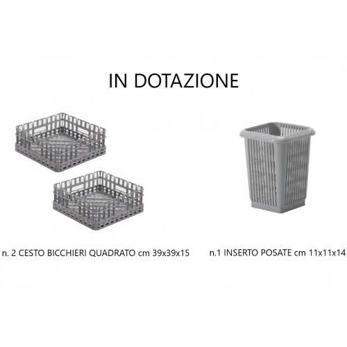 LAVABICCHIERI PROFESSIONALE CESTO...