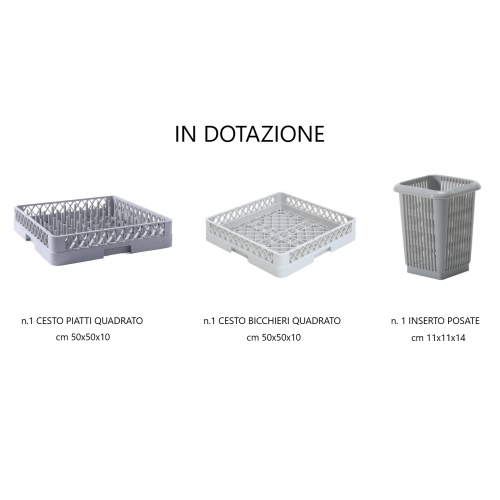 LAVASTOVIGLIE PROFESSIONALE CESTO...