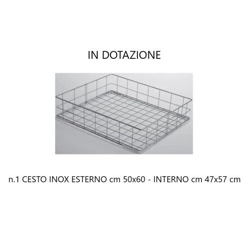 LAVATEGLIE PROFESSIONALE CESTO 50X60 cm
