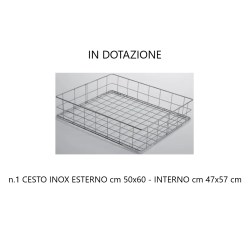 LAVATEGLIE PROFESSIONALE CESTO 50X60 cm