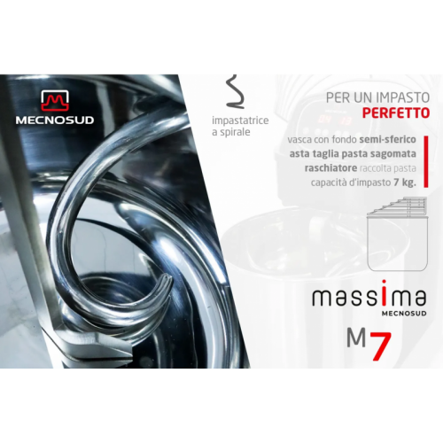 IMPASTATRICE A SPIRALE TESTA E VASCA...