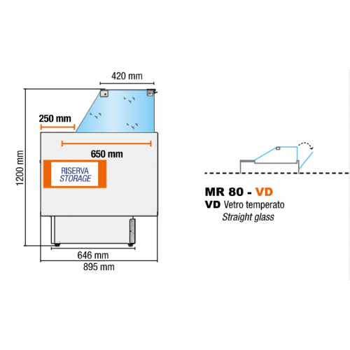 BANCO ESPOSITIVO REFRIGERATO VETRO... BANCO ESPOSITIVO REFRIGERATO VETRO...