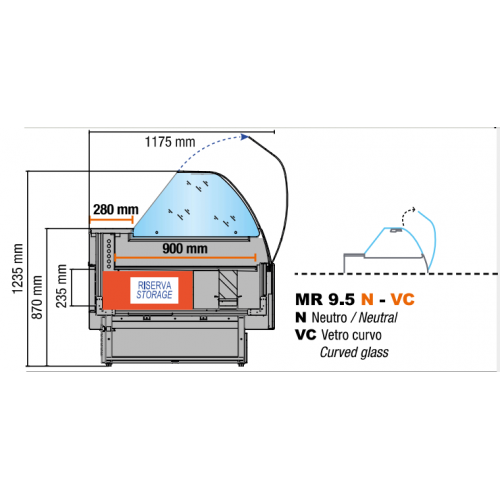 BANCO ESPOSITIVO CALDO BAGNOMARIA CON... BANCO ESPOSITIVO CALDO BAGNOMARIA CON...