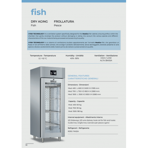 ARMADIO FROLLATURA PESCE-CAPACITA' 90...