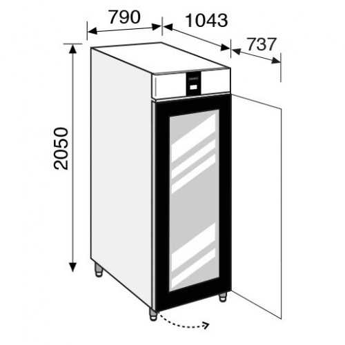 FRIGORIFERO CIOCCOLATO PORTA VETRO... FRIGORIFERO CIOCCOLATO PORTA VETRO...
