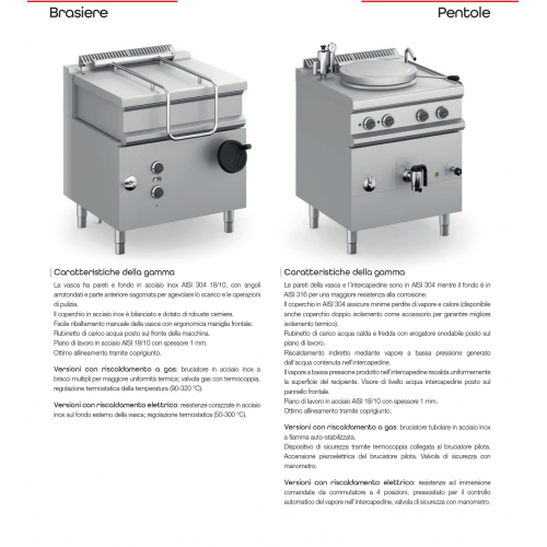 BRASIERA ELETTRICA PROFESSIONALE...
