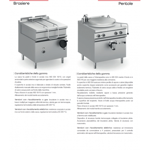 BRASIERA ELETTRICA PROFESSIONALE...