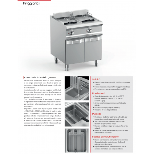 FRIGGITRICE DIGITALE PROFESSIONALE... FRIGGITRICE DIGITALE PROFESSIONALE...