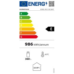 VETRINA BEVANDE CAPACITA' 360 LT TEMPERATURA -2°/+10°