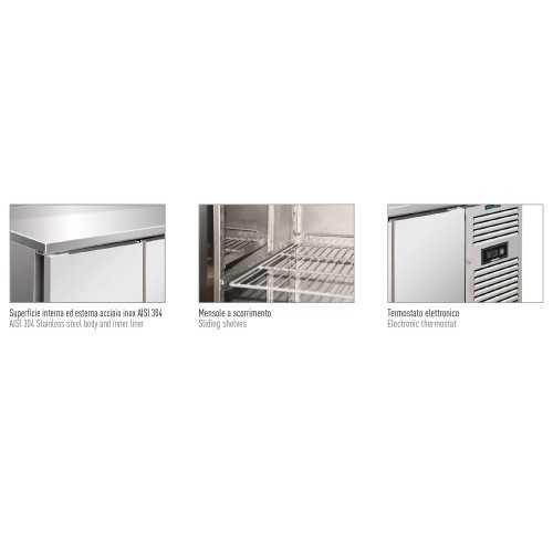 TAVOLO REFRIGERATO 3 PORTE IN ACCIAIO...