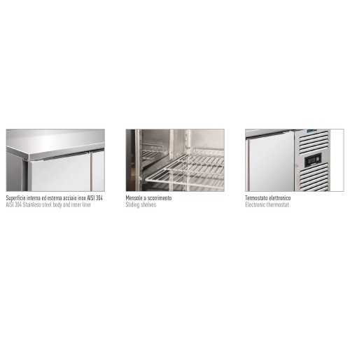 TAVOLO REFRIGERATO 3 PORTE IN VETRO...