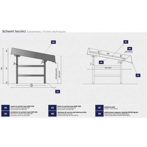 BANCO PESCE NEUTRO PER ESPOSIZIONE E...