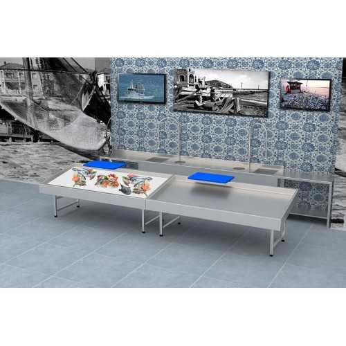 BANCO PESCE NEUTRO PER ESPOSIZIONE E...