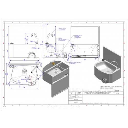 LAVAMANI A PARETE INTERAMENTE IN...