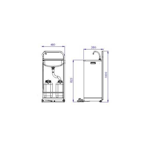 LAVAMANI INTERAMENTE IN ACCIAIO INOX...
