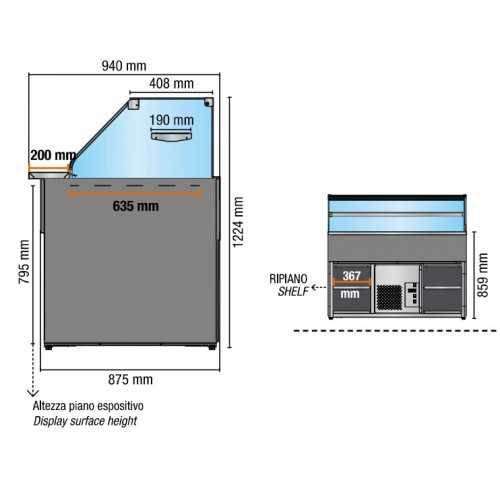 BANCO ESPOSITIVO CALDO SECCO CON... BANCO ESPOSITIVO CALDO SECCO CON...