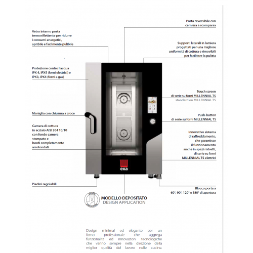 FORNO ELETTRICO COMPATTO COMBINATO...