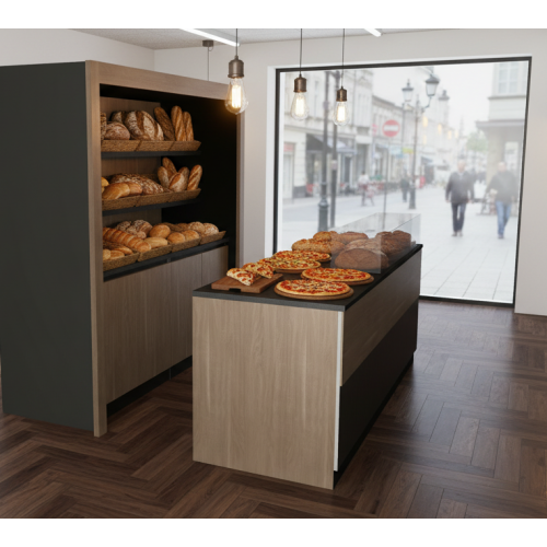 ARREDO COMPLETO PER PANETTERIA ARREDO COMPLETO PER PANETTERIA