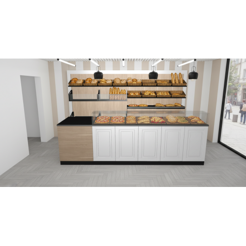 ARREDO COMPLETO PER PANETTERIA ARREDO COMPLETO PER PANETTERIA