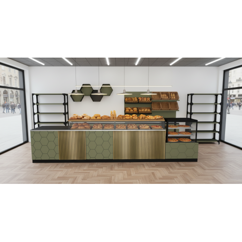 ARREDO COMPLETO PER PANETTERIA ARREDO COMPLETO PER PANETTERIA