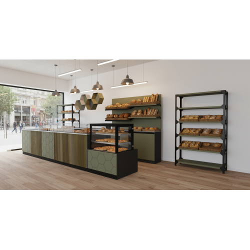 ARREDO COMPLETO PER PANETTERIA ARREDO COMPLETO PER PANETTERIA
