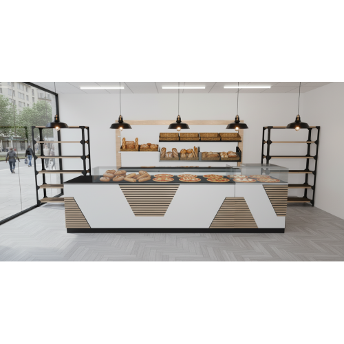 ARREDO COMPLETO PER PANETTERIA ARREDO COMPLETO PER PANETTERIA