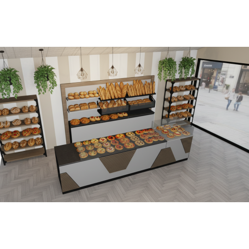 ARREDO COMPLETO PER PANETTERIA ARREDO COMPLETO PER PANETTERIA