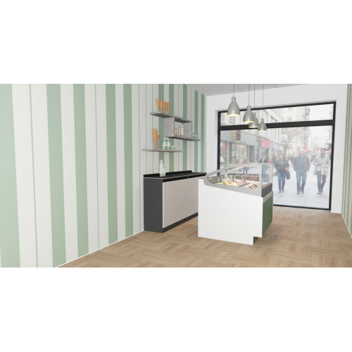 ARREDO COMPLETO PER GELATERIA