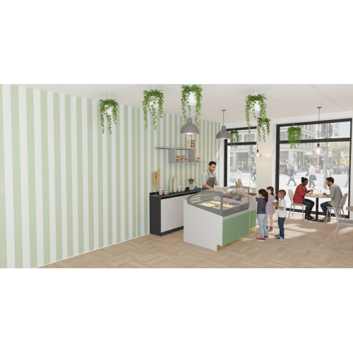 ARREDO COMPLETO PER GELATERIA