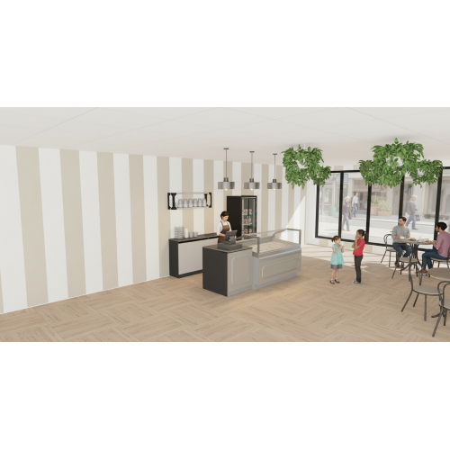 ARREDO COMPLETO PER GELATERIA ARREDO COMPLETO PER GELATERIA