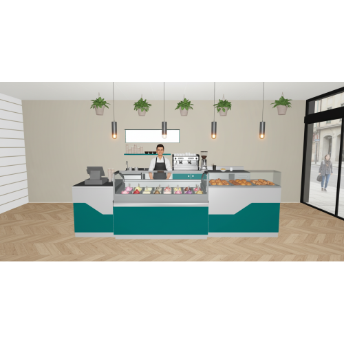 ARREDO COMPLETO PER GELATERIA...