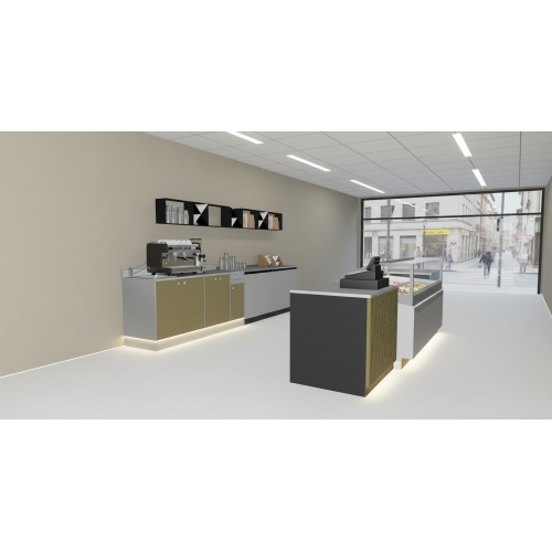 ARREDO COMPLETO PER GELATERIA ARREDO COMPLETO PER GELATERIA