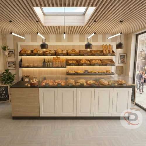 ARREDO COMPLETO PER PANETTERIA ARREDO COMPLETO PER PANETTERIA