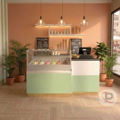 ARREDO COMPLETO PER GELATERIA