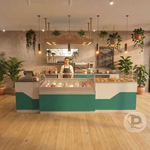 ARREDO COMPLETO PER GELATERIA...