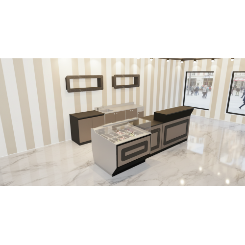 ARREDO COMPLETO PER GELATERIA