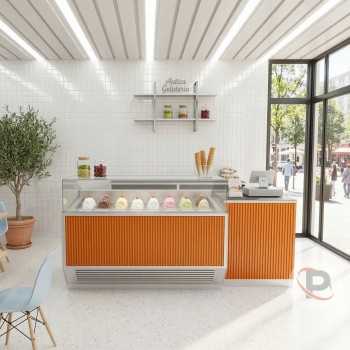 ARREDO COMPLETO PER GELATERIA