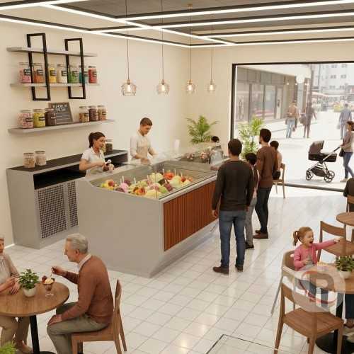 ARREDO COMPLETO PER GELATERIA ARREDO COMPLETO PER GELATERIA