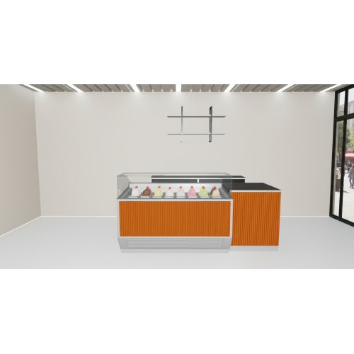 ARREDO COMPLETO PER GELATERIA ARREDO COMPLETO PER GELATERIA