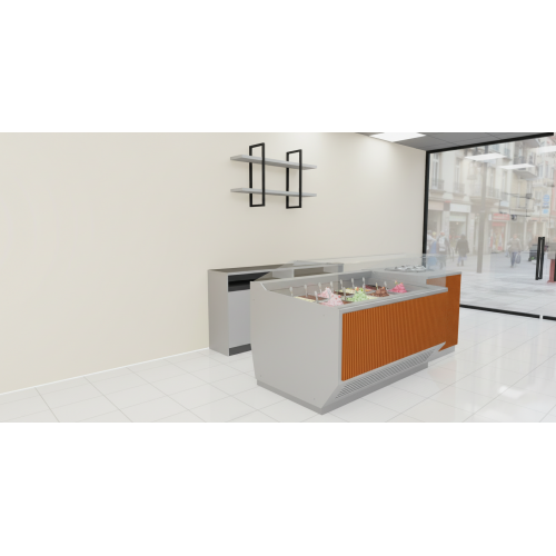 ARREDO COMPLETO PER GELATERIA ARREDO COMPLETO PER GELATERIA