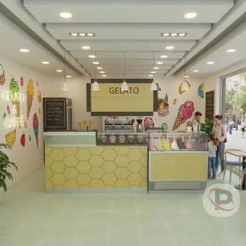 ARREDO COMPLETO PER GELATERIA