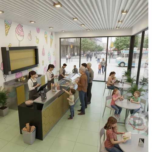 ARREDO COMPLETO PER GELATERIA ARREDO COMPLETO PER GELATERIA
