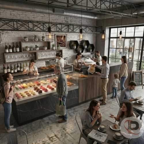 ARREDO COMPLETO BAR PASTICCERIA