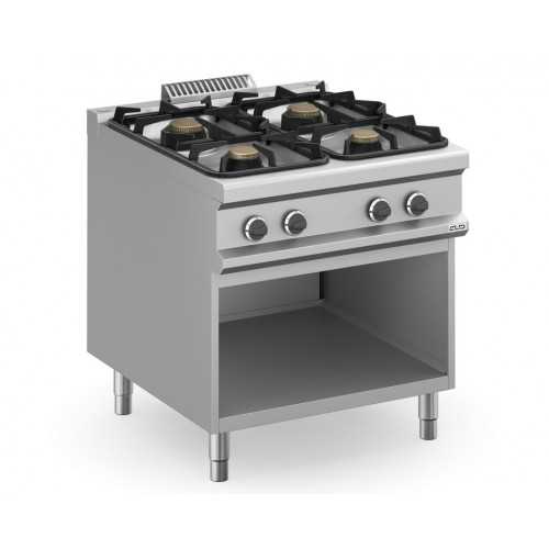 CUCINA PROFESSIONALE 4 FUOCHI A GAS...