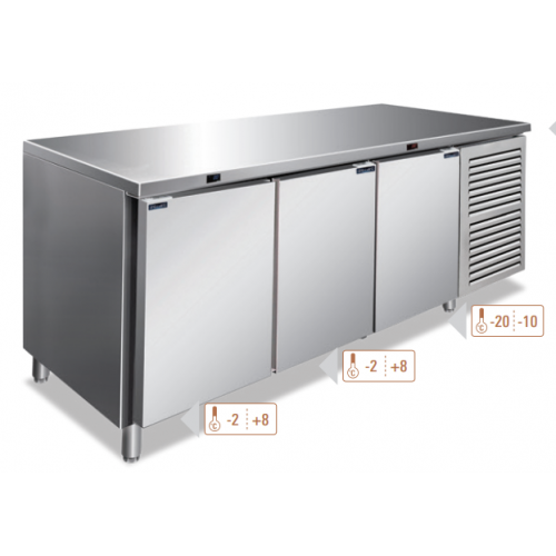 TAVOLO REFRIGERATO 3 PORTE IN ACCIAIO...