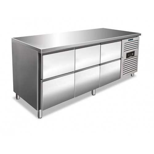 TAVOLO REFRIGERATO 6 CASSETTI...