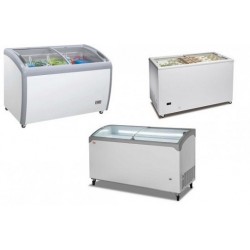 CONGELATORI A POZZETTO CON PORTE IN VETRO